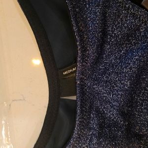 Triangl high cut bikini bottoms navy sparkle